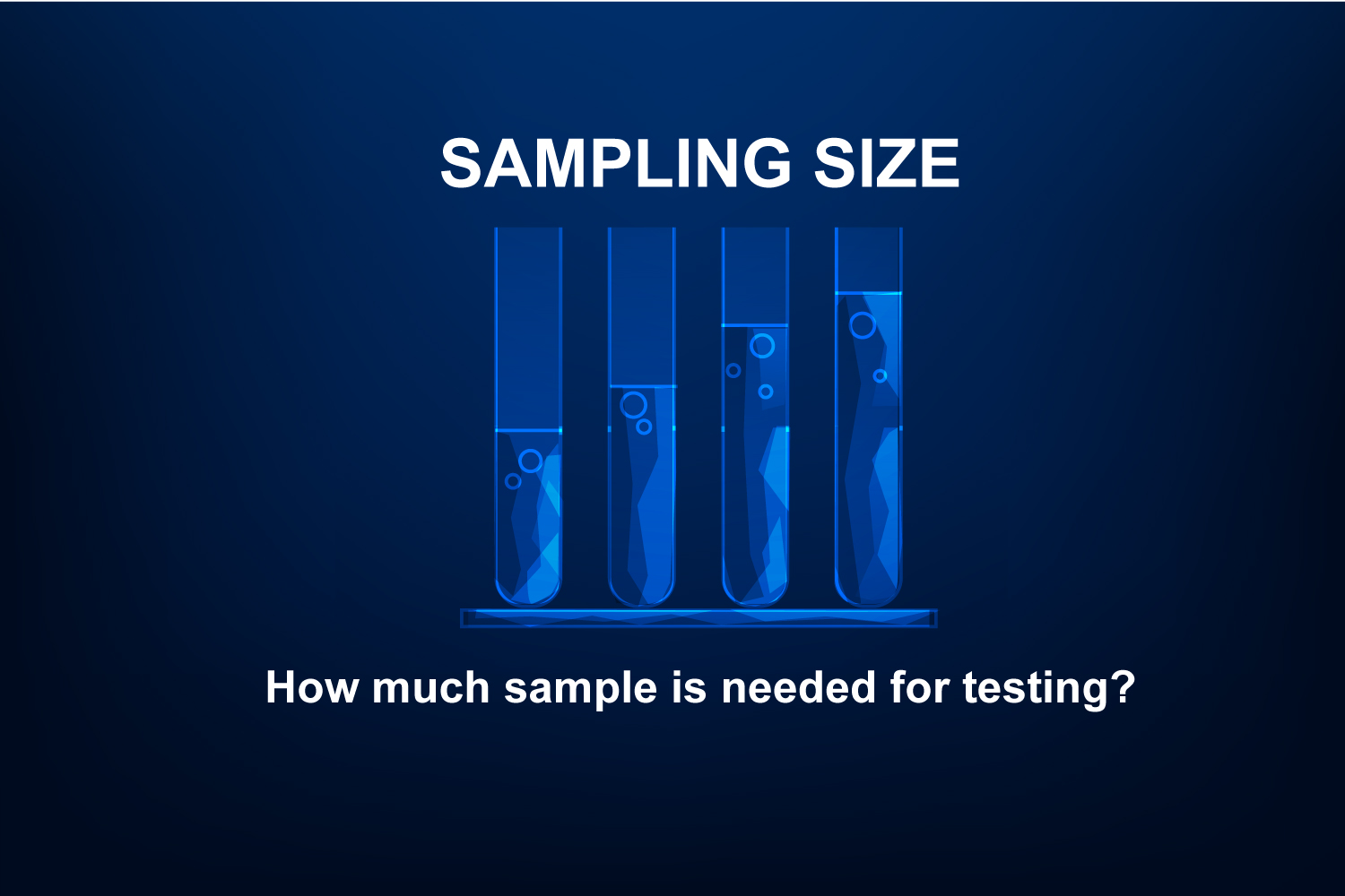 Testing Sample Amount